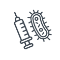 Las que se componen de virus o bacterias íntegros (enteros), como por ejemplo: